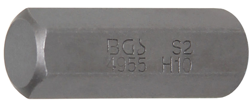 Bit 3/8" šestihran (inbus) 10 mm BGS104955 zatíž. do 5 kg