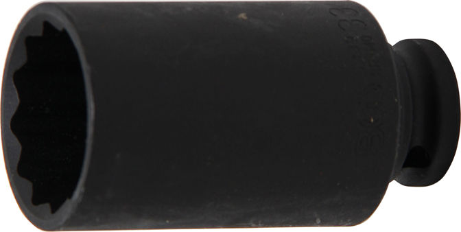 Nástrčná hlavice 1/2" 33 mm BGS105339, prodloužená, tvrzená, 12hranná