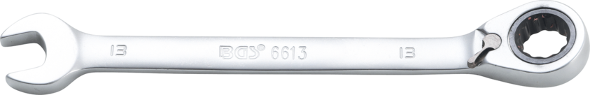 Očkoplochý ráčnový klíč 13 mm BGS106613, přepínatelný