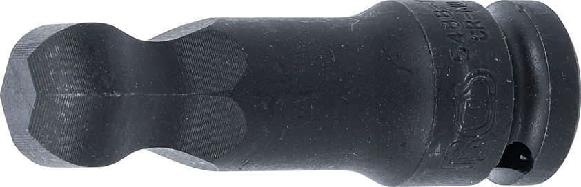 Zástrčná hlavice 1/2" 6hran 19 mm BGS105488-19 silový s kulovou hlavou