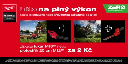 MILWAUKEE AKCE - LÉTO NA PLNÝ VÝKON !