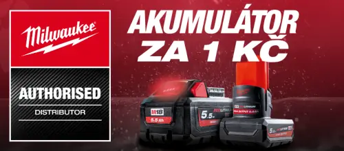 Milwaukee REDEMPTION - Aku za 1 Kč