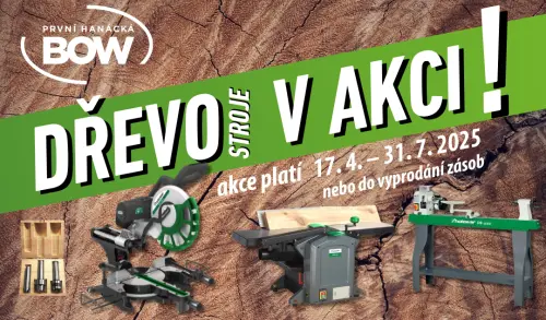 Dřevo stroje v akci