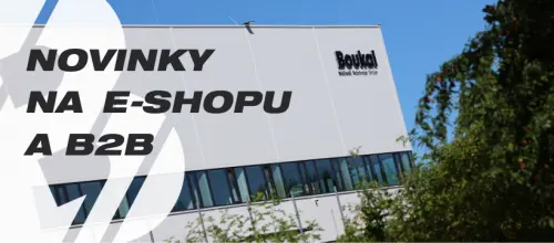 Novinky na E-shopu a B2B