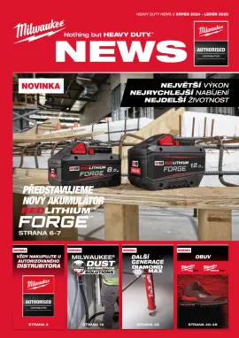 Milwaukee katalog NEWS (CZ) Heavy duty novinky 2024/08-2025/01