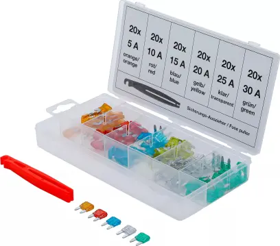 Tavné pojistky pro automobily Mini BGS108109 Sada 121 dílů (BGS108109)