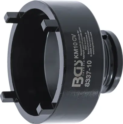 BGS 8337-10 Nástrčná hlavice 3/4" na matice se zářezy KM10 (vnější čep) (BGS108337-10)