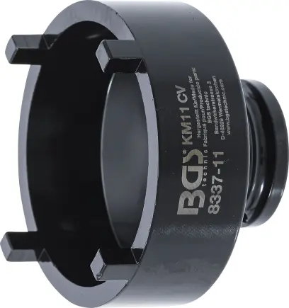 BGS 8337-11 Nástrčná hlavice 3/4" na matice se zářezy KM11 (vnější čep) (BGS108337-11)