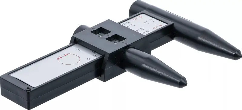 Posuvné měřítko BGS108367 pro změření roztečí šroubů disků kol (4 až 8 děrových) (BGS108367)