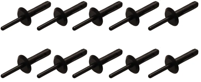Umělohmotné trhací nýty pr. 6,3 x 25,2 mm BGS108463-4 Sada 10 ks (BGS108463-4)