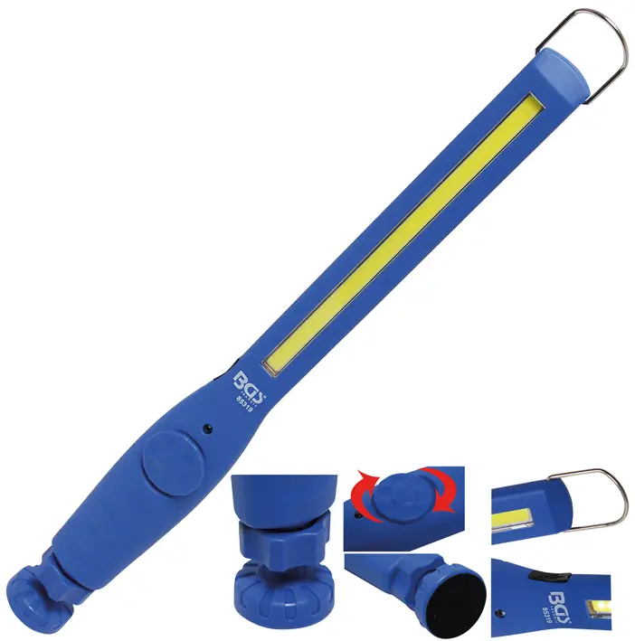 Ruční pracovní COB LED svítilna ultra plochá (BGS1085319)