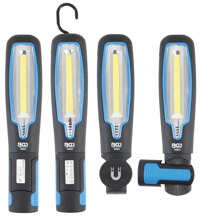 Montážní COB LED lampa s magnetem a háčkem (BGS1085323)