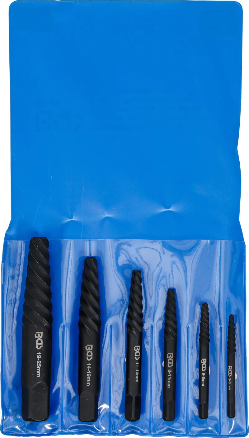 BGS 8549 Sada vytahováků zalomených šroubů 1 až 6 (BGS108549)