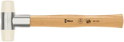 Wera 000315 Vyklepávací palička Wera 101 - 3. Hlavy z Nylonu. Jasanová rukojeť 280 mm (W05000315001)