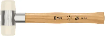Wera 000330 Vyklepávací palička Wera 101 - 6. Hlavy z Nylonu. Jasanová rukojeť 340 mm (W05000330001)