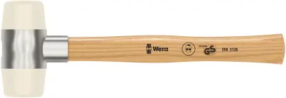 Wera 000335 Vyklepávací palička Wera 101 - 7. Hlavy z Nylonu. Jasanová rukojeť 380 mm (W05000335001)
