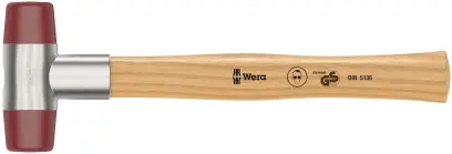 Wera 000520 Vyklepávací palička Wera 102 - 4. Hlavy z Uretanu. Jasanová rukojeť 290 mm (W05000520001)