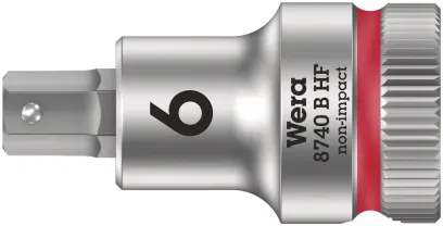 Wera 003035 Zástrčná bitová hlavice 3/8" 6,0 mm. Typ 8740 B HF, přidržovací fce (W05003035001)