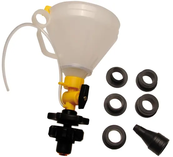 Trychtýř - nálevka pro plnění chadící kapaliny včetně adaptérů (BGS108627)