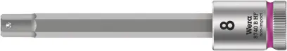 Wera 003040 Zástrčná bitová hlavice 3/8" 8x100 mm. Typ 8740 B HF, přidržovací fce (W05003040001)