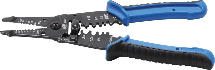 Krimpovací kleště 215 mm BGS108643 (0,5 ÷ 2,0, koax 6,0 mm) (BGS108643)