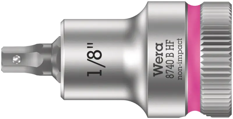 Wera 003080 Zástrčná bitová hlavice 3/8" HEX 1/8" typ 8740 B HF Zyklop, přidržovací fce (W05003080001)