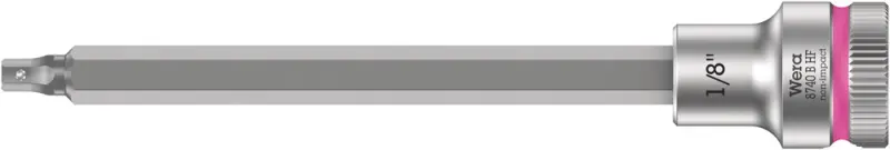 Wera 003081 Zástrčná bitová hlavice 3/8" HEX 1/8"x107 mm typ 8740 B HF Zyklop, přidržovací fce (W05003081001)