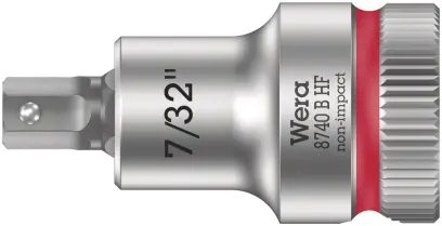 Wera 003087 Zástrčná bitová hlavice 3/8" HEX 7/32" typ 8740 B HF Zyklop, přidržovací fce (W05003087001)