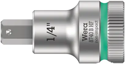 Wera 003089 Zástrčná bitová hlavice 3/8" HEX 1/4" typ 8740 B HF Zyklop, přidržovací fce (W05003089001)