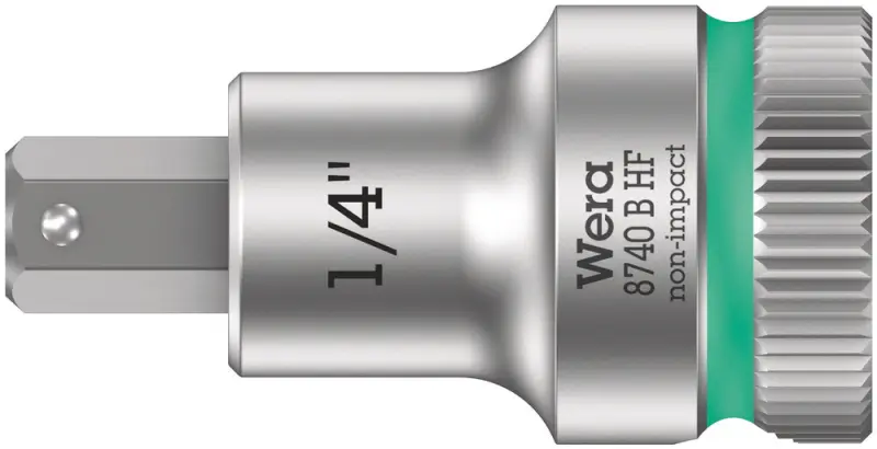 Wera 003089 Zástrčná bitová hlavice 3/8" HEX 1/4" typ 8740 B HF Zyklop, přidržovací fce (W05003089001)