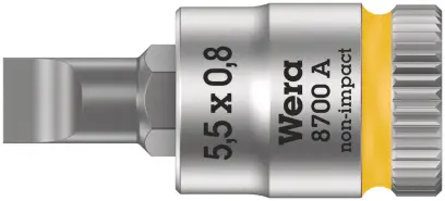 Wera 003320 Zástrčná bitová hlavice 1/4" PL 0,8x5,5 mm typ 8700 A FL Zyklop (W05003320001)