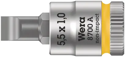 Wera 003321 Zástrčná bitová hlavice 1/4" PL 1,0x5,5 mm 8700 A FL Zyklop (W05003321001)