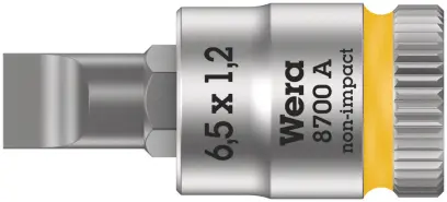 Wera 003322 Zástrčná bitová hlavice 1/4" PL 1,2x6,5 mm 8700 A FL Zyklop (W05003322001)