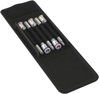Wera 003345 Zástrčné nástavce pro Zyklop 1/4" typ 8740 A HF 1 s přidržovací funkcí (5 ks) (W05003345001)