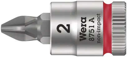 Wera 003351 Zástrčná bitová hlavice 1/4" PH 2 typ 8751 A Phillips Zyklop (W050003351001)