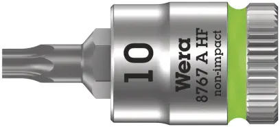 Wera 003362 Zástrčná bitová hlavice 1/4" TX 10 typ 8767 A HF TORX® Zyklop, přidržovací (W050003362001)
