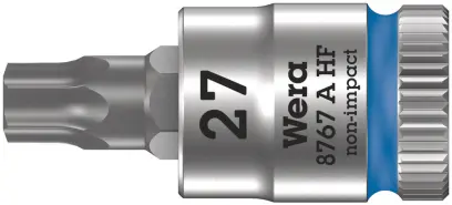 Wera 003367 Zástrčná bitová hlavice 1/4" TX 27 typ 8767 A HF TORX® Zyklop, přidržovací (W050003367001)