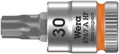 Wera 003369 Zástrčná bitová hlavice 1/4" TX 30 typ 8767 A HF TORX® Zyklop, přidržovací (W050003369001)