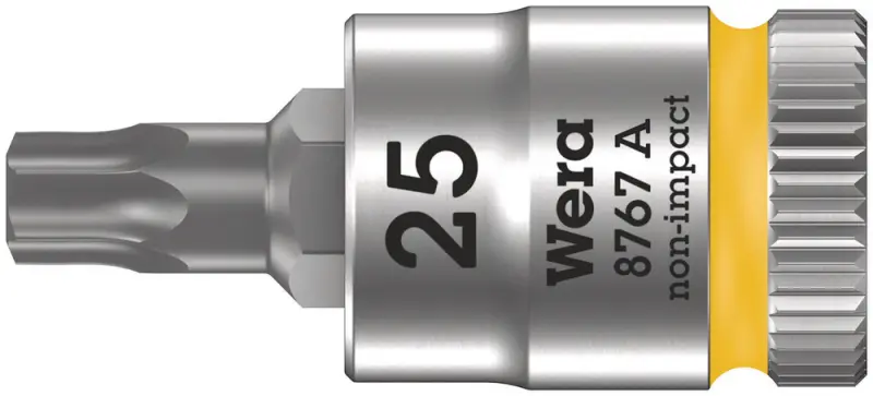 Wera 003392 Zástrčná bitová hlavice 1/4" TX 25 typ 8767 A TORX® Zyklop (W05003392001)
