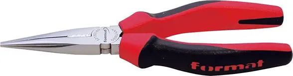 Kleště pro radiotechniku DIN5236A rovné čelisti, 2 -složkové návleky 160mm F ORMAT