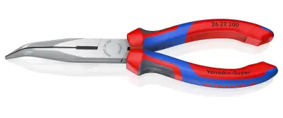 Kleště Knipex 26 22 200 půlkulaté zahnuté hroty potah PVC (K 26 22 200)