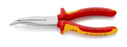 Kleště Knipex 26 26 200 půlkulaté zahnuté hroty do 1000 V (K 26 26 200)