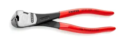 Čelní silové štípací kleště KNIPEX 67 01 200 mm, povlak PVC (K 67 01 200)
