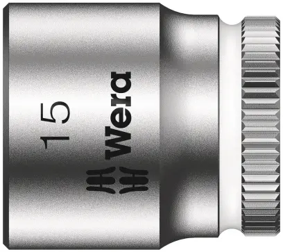Wera 003499 Nástrčná hlavice Zyklop 1/4" 6hran 15 mm typ 8790 HMA (W05003499001)