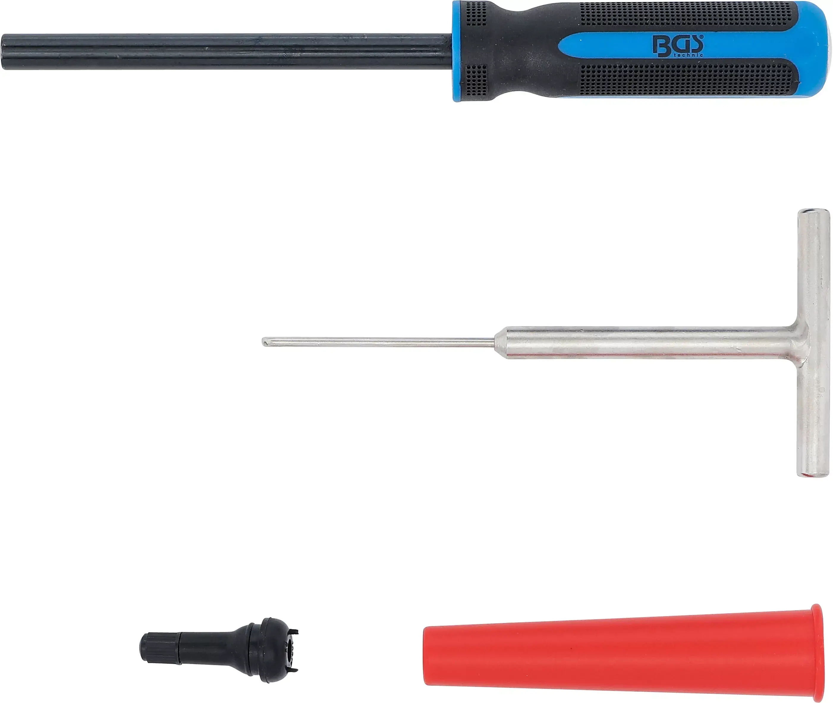 Sada nářadí na montáž ventilů pneumatik BGS  8766 (4 dílná) (BGS108766)