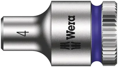 Wera 003501 Nástrčná hlavice Zyklop 1/4" 6hran 4 mm typ 8790 HMA (W05003501001)