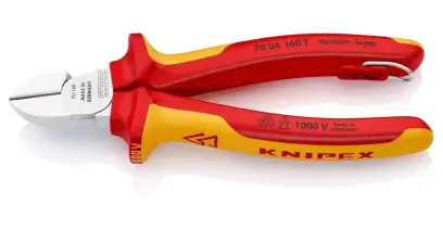 Kleště Knipex 70 06 160 T štípací boční T, prodl.břit., VDE 1000 V (K 70 06 160 T)