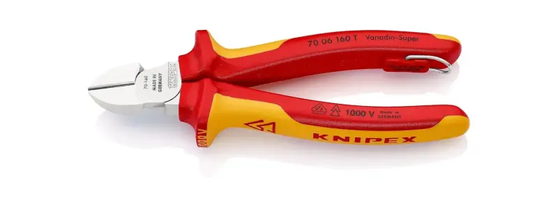 Kleště Knipex 70 06 160 T štípací boční T, prodl.břit., VDE 1000 V (K 70 06 160 T)