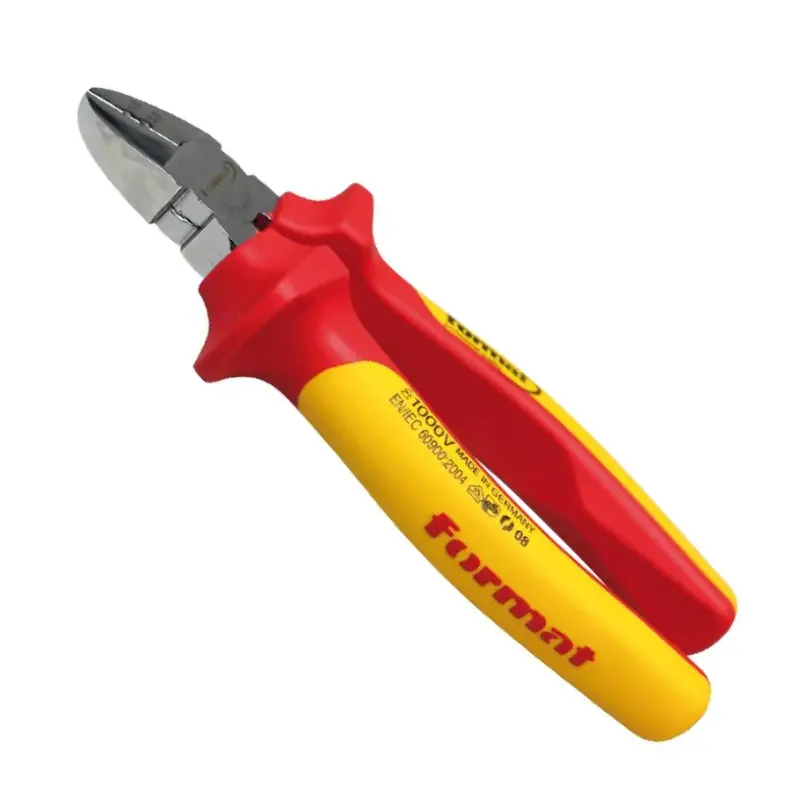 Odizolovací boční štípací kleště VDE a 2-složkové návleky 160mm FORMAT