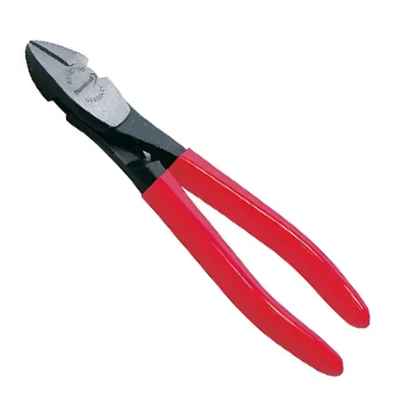 Silové boční štípací kleště leštěná hlava plastové návleky 180mm FORMAT